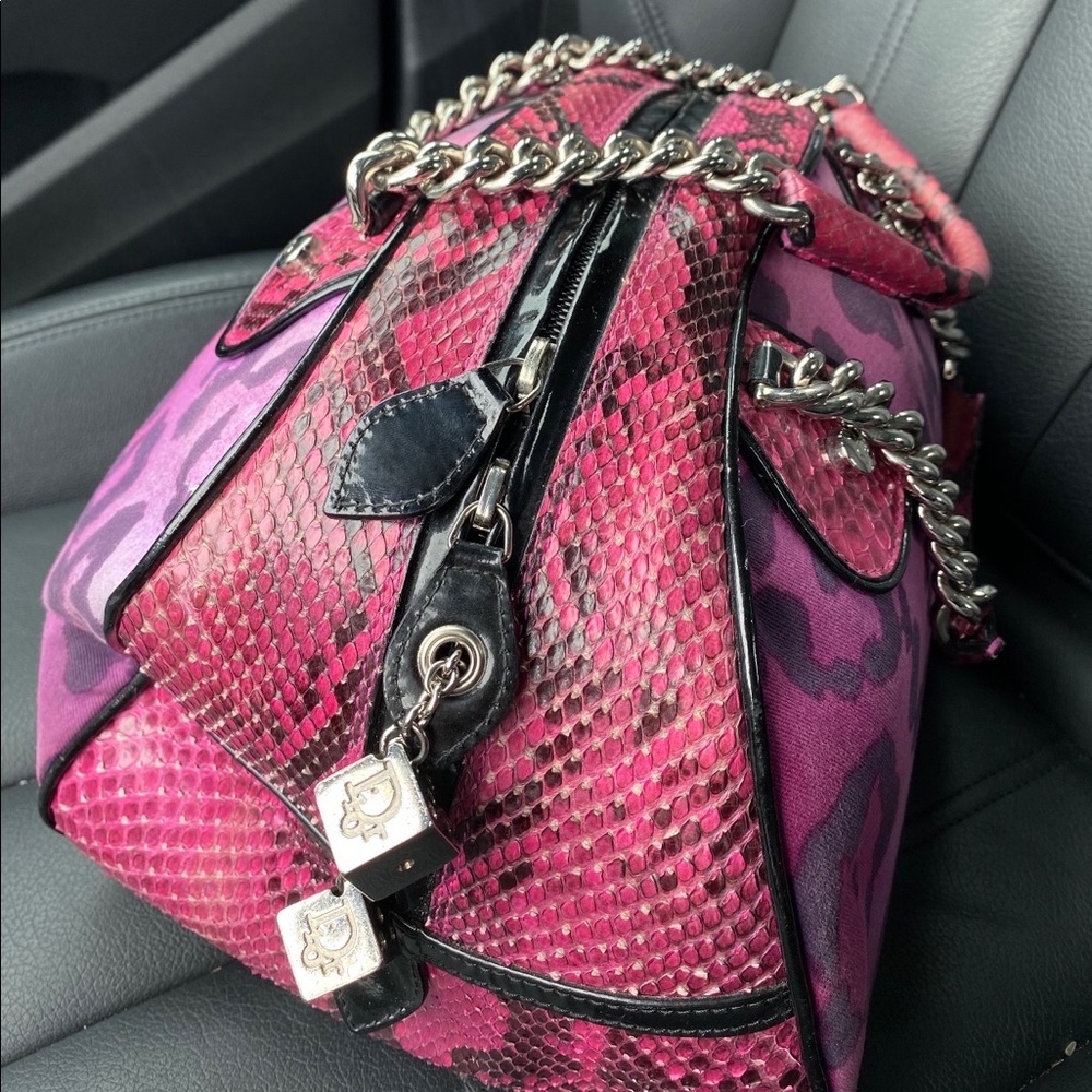 Dior x John Galliano bowler bag